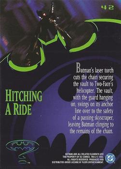 1995 Fleer Batman Forever #42 Hitching a Ride Back