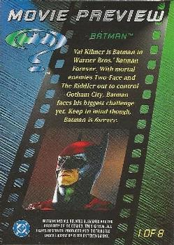 1995 Metal Batman Forever - Movie Preview #1 Batman Back