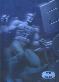 1996 Fleer/SkyBox Batman Holo Series #10 Lair of the Dark Knight Front