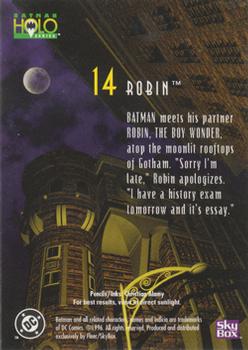 1996 Fleer/SkyBox Batman Holo Series #14 Robin Back