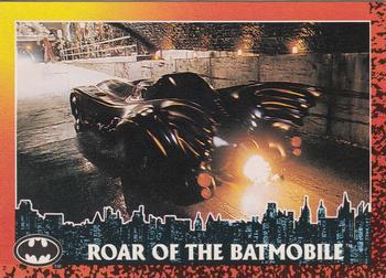 1992 Topps Batman Returns #16 Roar of the Batmobile Front