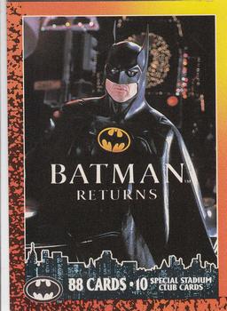 1992 Topps Batman Returns #1 A Recipe for Success Front