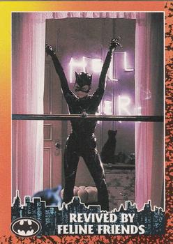 1992 Topps Batman Returns #31 Revived by Feline Friends Front