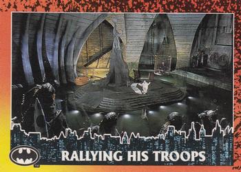 1992 Topps Batman Returns #71 Rallying His Troops Front