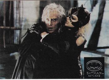 1992 Stadium Club Batman Returns #84 Michelle Pfeiffer plays Selina Kyle as a rela Front