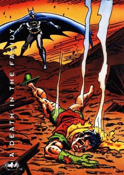 1994 SkyBox Batman: Saga of the Dark Knight #43 A Death In the Family, Mourning Time Front