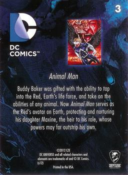 2012 Cryptozoic DC Comics: The New 52 #3 Animal Man Back