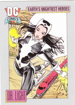 1992 Impel DC Comics Cosmic #45 Dr. Light Front