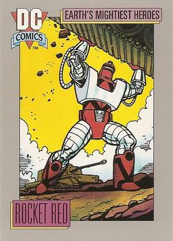 1992 Impel DC Comics Cosmic #74 Rocket Red Front