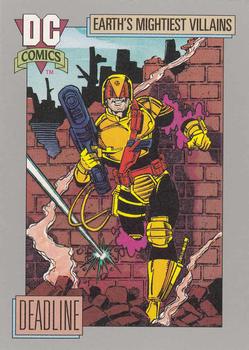 1992 Impel DC Cosmic #90 Deadline Front