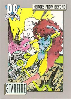 1992 Impel DC Comics Cosmic #125 Starfire Front