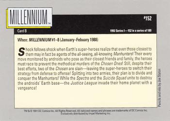 1992 Impel DC Comics Cosmic #152 Millennium Back