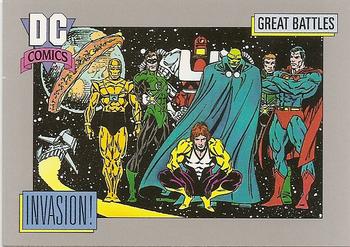 1992 Impel DC Comics Cosmic #156 Invasion! Front