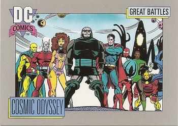 1992 Impel DC Comics Cosmic #157 Cosmic Odyssey Front