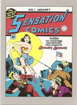 1992 Impel DC Comics Cosmic #174 Sensation Comics #1 Front