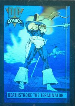 1992 Impel DC Comics Cosmic - Holograms #DCH3 Deathstroke the Terminator Front