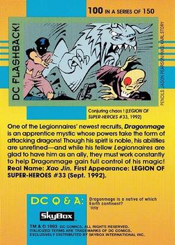 1993 SkyBox DC Cosmic Teams #100 Dragonmage Back
