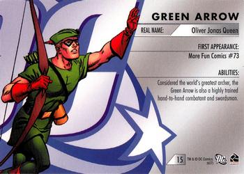 2007 Rittenhouse DC Legacy #15 Green Arrow Back