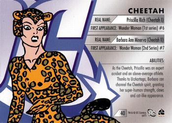 2007 Rittenhouse DC Legacy #40 Cheetah Back