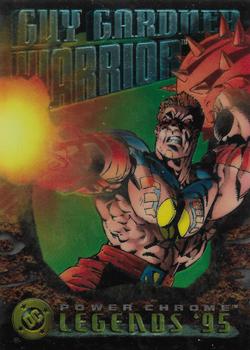 1995 SkyBox DC Power Chrome Legends '95 #44 Guy Gardner, Warrior Front