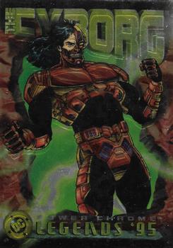 1995 SkyBox DC Power Chrome Legends '95 #84 Cyborg Superman Front