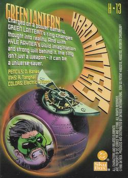 1995 SkyBox DC Power Chrome Legends '95 - Hard Hitters #H-13 Green Lantern Back