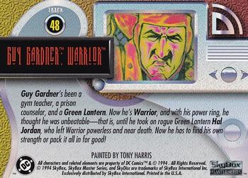 1994 SkyBox DC Master Series #48 Guy Gardner:  Warrior Back