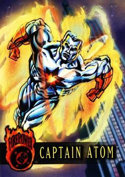 1996 SkyBox DC Outburst: Firepower #17 Captain Atom Front