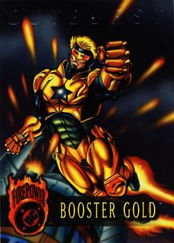 1996 SkyBox DC Outburst: Firepower #20 Booster Gold Front