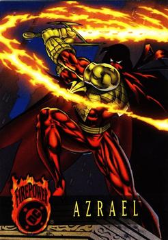 1996 SkyBox DC Outburst: Firepower #2 Azrael Front