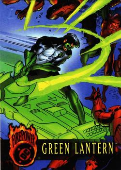 1996 SkyBox DC Outburst: Firepower #78 Green Lantern Front