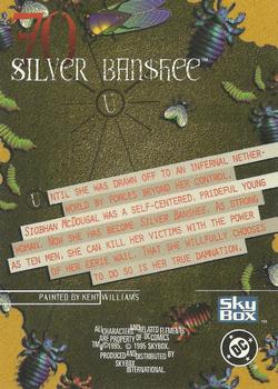 1995 SkyBox DC Villains: Dark Judgment #70 Silver Banshee Back