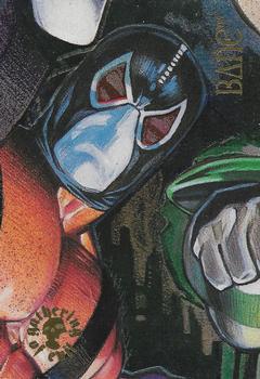 1995 SkyBox DC Villains: Dark Judgment - Gathering of Evil #GE6 Bane Front