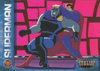 2003 Inkworks Justice League #18 Grappling with Darkseid Front