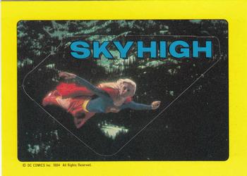 1984 Topps Supergirl #4 The matterwand-created insect rips Front