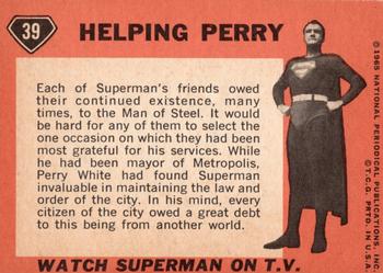 1966 Topps Superman #39 Helping Perry Back