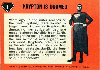 1966 Topps Superman #1 