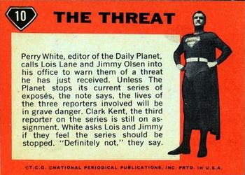 1966 Topps Superman #10 The Threat Back
