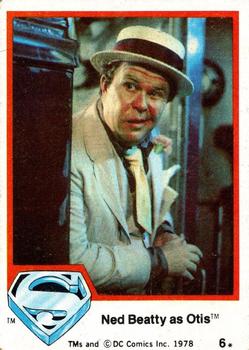 1978 Topps Superman: The Movie #6 Ned Beatty as Otis Front
