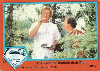 1978 Topps Superman: The Movie #82 The Villains Discuss their Plan Front