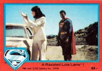 1978 Topps Superman: The Movie #84 A Razzled Lois Lane! Front