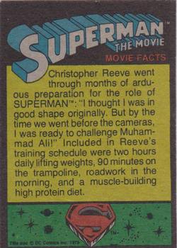 1978 Topps Superman: The Movie #119 Terence Stamp plays General Zod Back