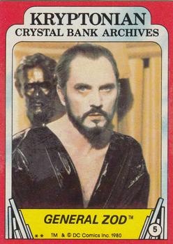 1980 Topps Superman II #5 General Zod Front