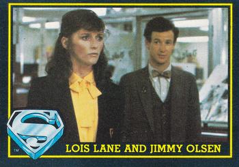 1983 Topps Superman III #12 Lois Lane and Jimmy Olson Front