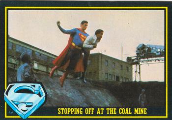 1983 Topps Superman III #93 Stopping Off at the Coal Mine Front