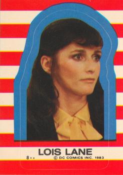 1983 Topps Superman III - Stickers #8 Lois Lane Front