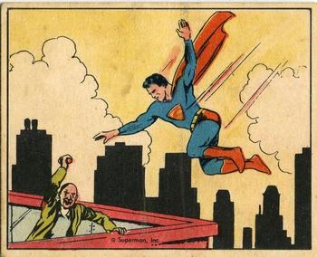 1941 Gum Inc. Superman (R145) #14 Maniac at Large Front