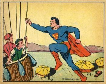1941 Gum Inc. Superman (R145) #25 Trapped in the Air Front