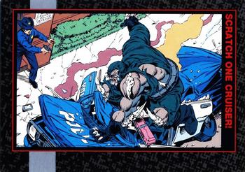 1992 SkyBox Doomsday: The Death of Superman #33 Scratch one Cruiser! Front