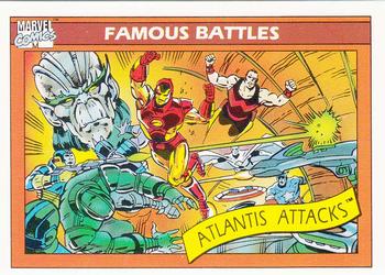 1990 Impel Marvel Universe #104 Atlantis Attacks Front